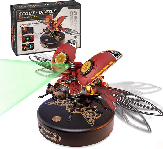 Scout Beetle Metal 3D Puzzle: Punk Style, Birthday Gift