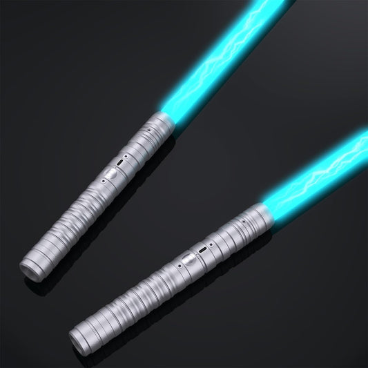 Dual Saber 2-Pack: 7 Colors, Force Sound, Rechargeable