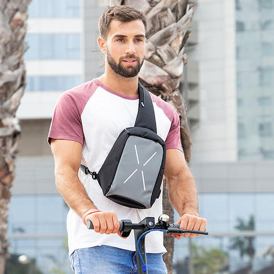 Waterproof Anti-Theft Sling Backpack: Perfect for School and Gym